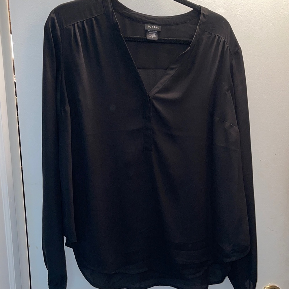 Torrid black blouse